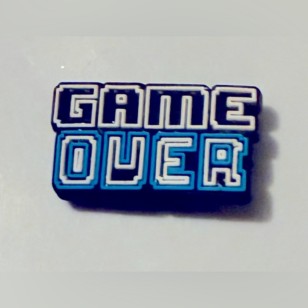 (10 for $16) Game Over Croc Charm Shoe Charm Jibbit